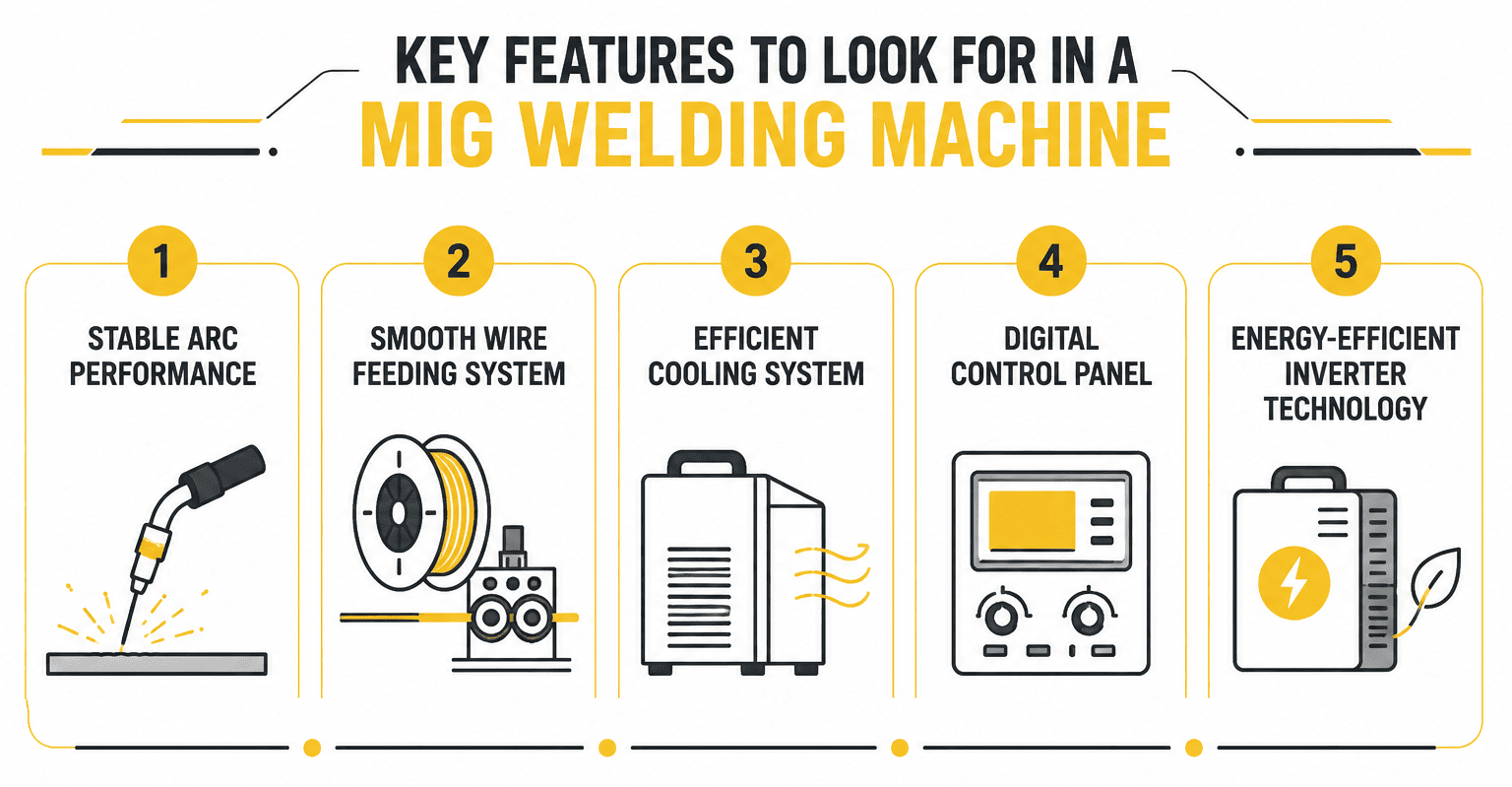 Key Features To Look For in A MIG Welding Machine in Malaysia